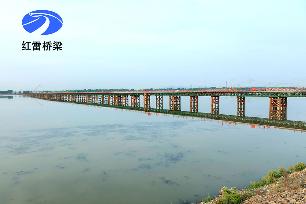 焦唐高速汝方段SG-1标项目经理部第三分部钢栈桥及平台工程