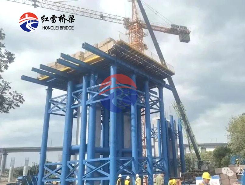 甬金衢上高速公路金华城区段穿越金温线立交工程主桥施工