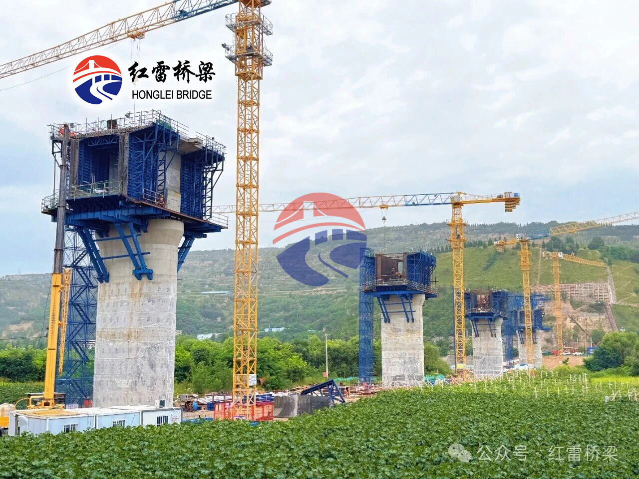 助力重点铁路建设｜红雷桥梁挂篮、托架设备护航中铁八局天陇铁路项目