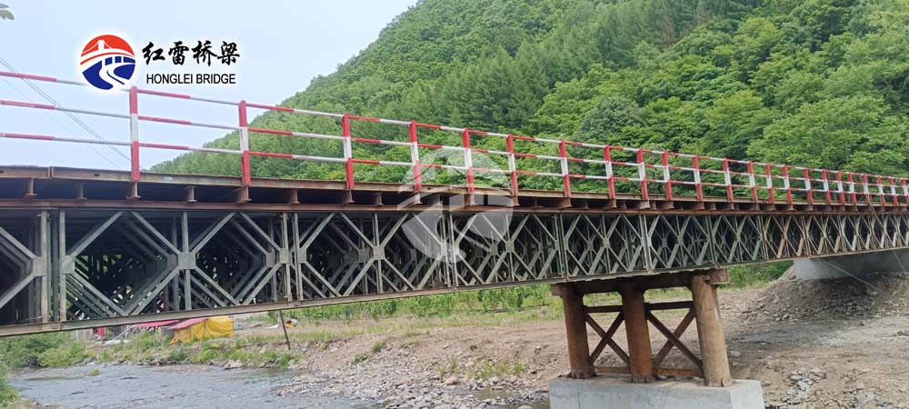 抚松至长白国家高速公路项目松江河至长白段钢栈桥